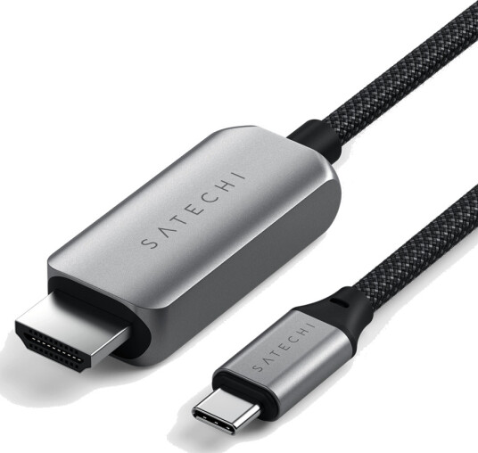 Satechi USB-C til HDMI 2.1 8K Kabel 2m Svart