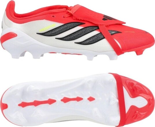 adidas Predator Elite Fold over Tongue FG Born For Goals   Lucid Red/Svart/Fottøy Hvit Barn   Gress (FG) størrelse 32
