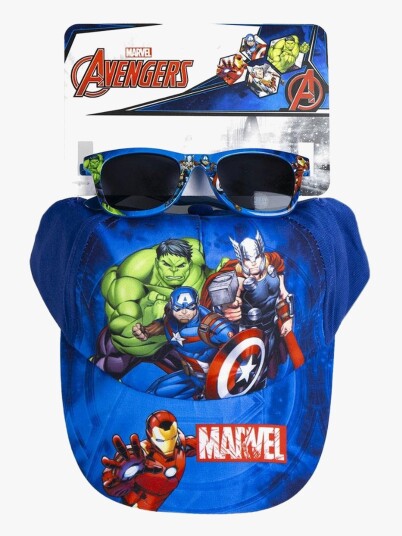 Marvel Avengers Kaps &  Solbriller Blå