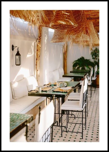 Ready for Breakfast | Marrakech Travel Photogrpahy Poster Plakat / 21x30cm