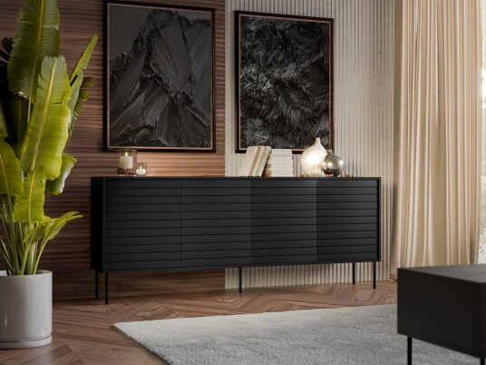 Kommode Soublet 200 cm   Svart