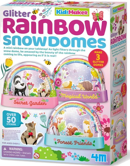 4M KidzMaker DIY-sett Regnbue Snøkule 4M KidzMaker DIY-sett Regnbue Snøkule