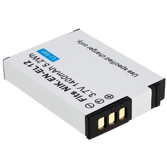 EN-EL12 Batteri til Nikon Coolpix S9700/S9500/S9400/S9300/S9100/S8200/S610/S620/S630/S8100/P300 EN-EL12 Batteri til Nikon Coolpix S9700/S9500/S9400/S9300/S9100/S8200/S610/S620/S630/S8100/P300