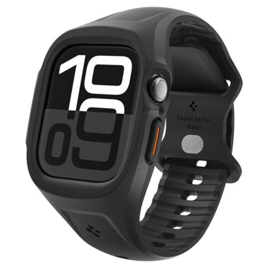 Spigen Liquid Air Urrem til Apple Watch 10 46mm Sort