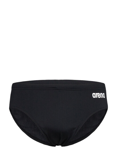 Arena Men"s Team Swim Briefs Solid Black-White - Black - 80