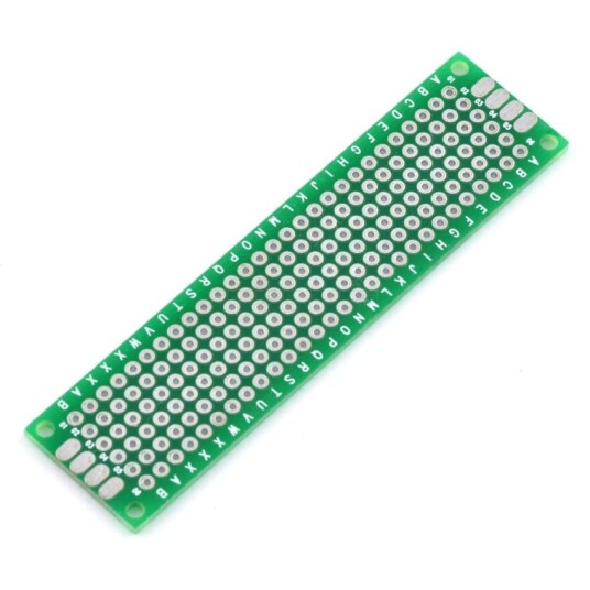 PCB loddeplate dobbeltsidig 20×80 mm