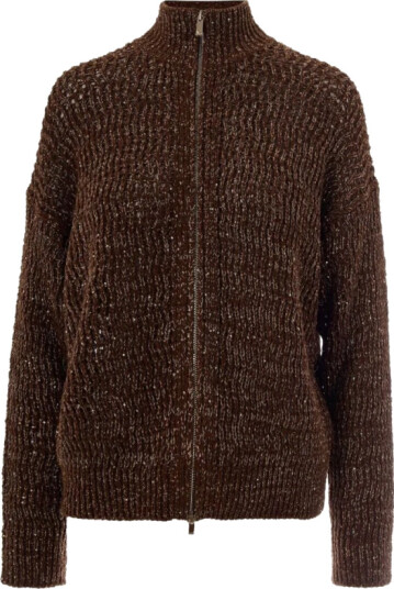 Max Mara Studio Dame Strikkevarer Brun S,