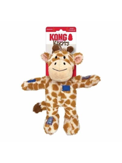 Kong Wild Knots Giraffe Squeak Toy M/L