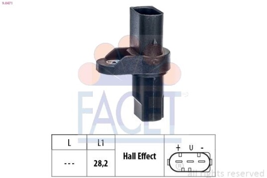 Sensor kamakselposisjon FACET 9.0471