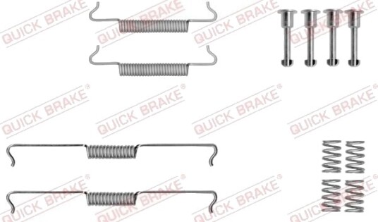 Tilbehørsett håndbremsesko QUICK BRAKE 105 0041