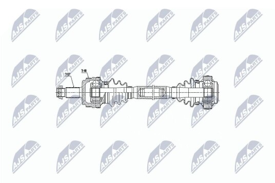 Nty Drivaksel NTY NPW BM 036 Nty Drivaksel NTY NPW BM 036