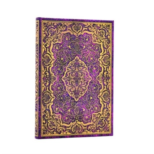 Picaresque Mini Lined Hardcover Journal Elastic Band Closure