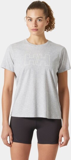 Helly Hansen Dame HH® Tech Logo T skjorte Grå S