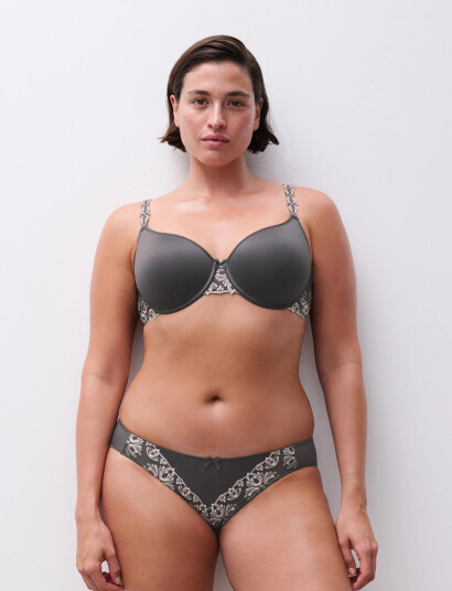 CHANTELLE Champs Elysees T Shirt Covering Memory Bra Grey E x 70