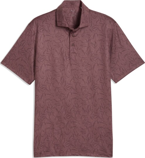 Puma Cloudspun Marine Botanical    Lc Golf pologenser herre Rich Cocoa XX Large