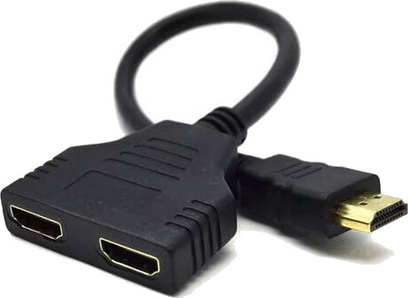Cablexpert Passiv HDMI-splitter 2-porter 0.2m Svart
