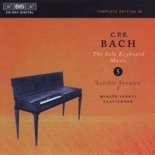 MediaTronixs Bach CPE: The Solo Harpsichord Music V : BACH CPE: SOLO KEYB MUS VOL 5 CD Pre-Owned
