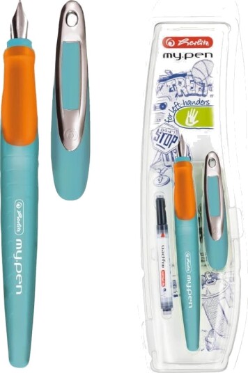 Herlitz My.Pen L Fyllepenn Turkis/Oransje