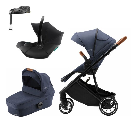 Pakketilbud 4-in-1 Britax Strider M Navy Ink + Britax Baby-Safe Core Space Black