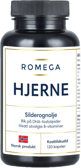 Romega Hjerne kapsler 120 stk.