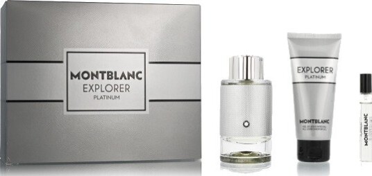 Montblanc Explorer Platinum Gavesett, Edp 100 Ml + Gel 100 Ml + Mini 7,5 Ml
