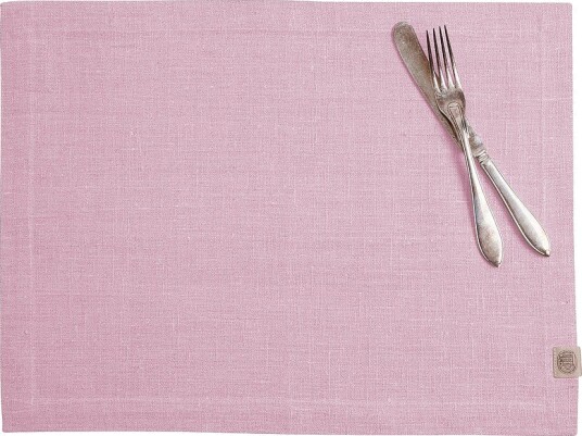 Lovely Linen Brikke Classic i manglet lin Rosa