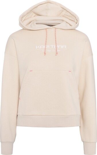 Kari Traa Women's Anelie Logo Hood Light Beige XS Kari Traa Women's Anelie Logo Hood Light Beige XS