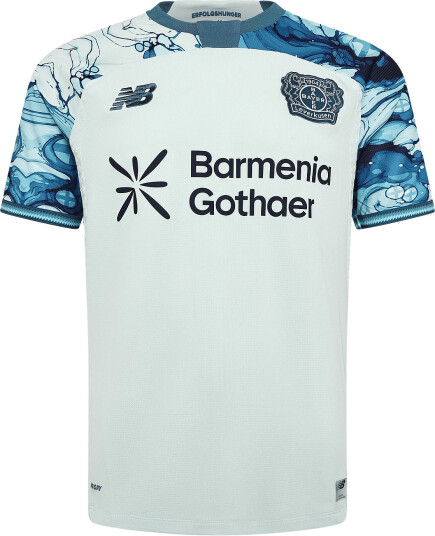 New Balance Bayer 04 Leverkusen 26/27 Away Short Sleeve Jersey Blue XXL