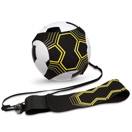 Elastisk treningsbånd for fotball - Gul/Svart Elastisk treningsbånd for fotball - Gul/Svart