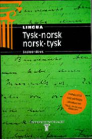 Lingua tysk norsk/norsk tysk skoleordbok Pent brukt bok