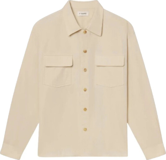 Frame Herre Skjorter Beige L,