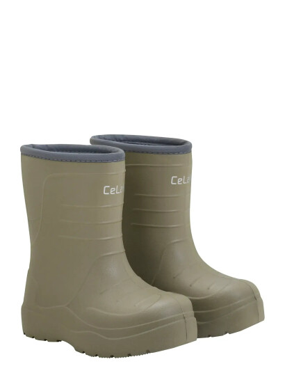 CeLaVi Thermal Wellies   Embossed   Green   20