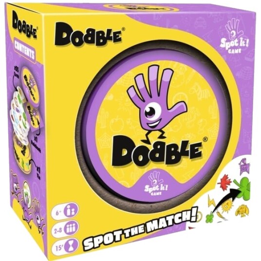 Asmodee Dobble Nordic ECO Kortspill for Barn - 6+ Personer Asmodee Dobble Nordic ECO Kortspill for Barn - 6+ Personer