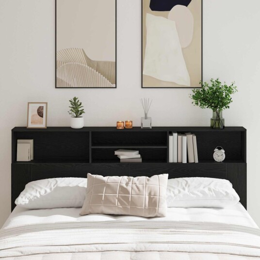 Black Oak Hodegavlskap 200x19x103.5 cm Konstruert tre