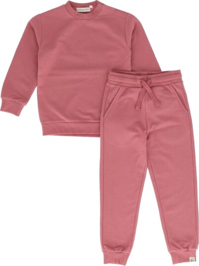 Gullkorn Joggedress Sett Tera Mørk Rosa