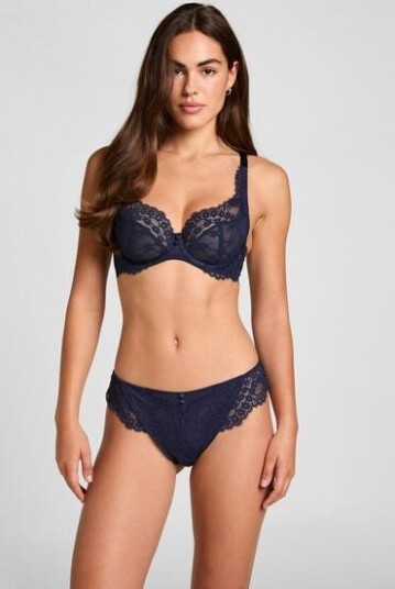 Hunkemöller Brasiliansk truse Daisy Blå Hunkemöller Brasiliansk truse Daisy Blå