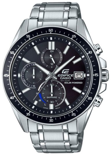 Casio Herreklokke EFS S510D 1AVUEF Edifice Sort/Stål Ø46 mm