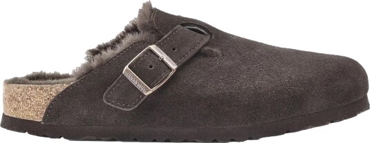 Boston Shearling Suede / Fur Narrow Mocca