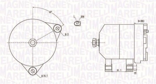 Dynamo MAGNETI MARELLI 063731915010