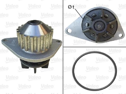VALEO 506704 Vannpumpe VALEO 506704 Vannpumpe