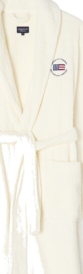 Lexington Unisex Fleece Robe Hvit S