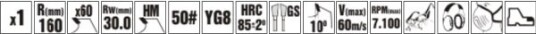 Art-Pol Sirkelsag For Trekapping 160X30mm 60 Widia Tenner 42166-30 Art-Pol Sirkelsag For Trekapping 160X30mm 60 Widia Tenner 42166-30