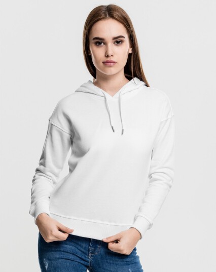 Urban Classics hettegenser for kvinner Hvit