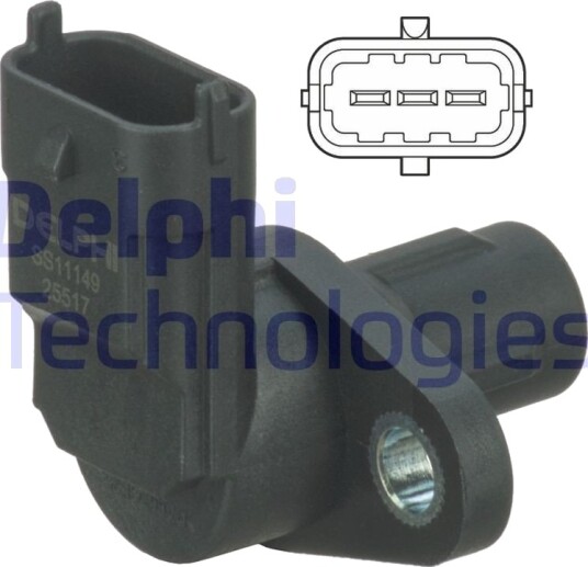 Sensor, kamakselposisjon DELPHI SS11149 Sensor, kamakselposisjon DELPHI SS11149