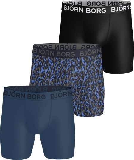 Björn Borg Men's Sports Microfiber Boxer 3p Multipack 2 XL