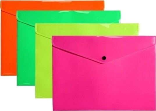 Biurfol A4 Konvoluttmappe Pp Neon 10 Stk Biurfol A4 Konvoluttmappe Pp Neon 10 Stk