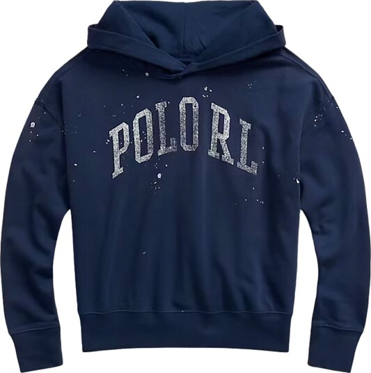 Polo Ralph Lauren Hettegenser Se Hill Navy m. Hvit Polo Ralph Lauren 8 10 år 128 140 Hettegenser Blå