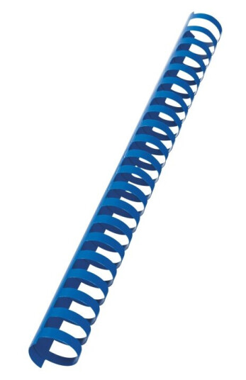 Gbc Combbind - 25 Mm - 21 Ringer - A4 210 X 297 Mm - 225 Ark - Blå - 50 Stk Plastbindekam - For P/N: 2101435 Ib271106 Ib271717