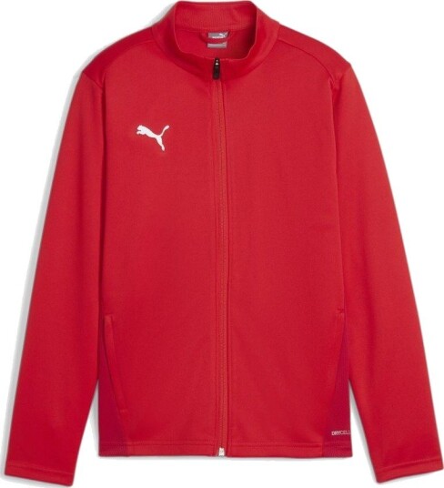 PUMA Treningsjakke teamGOAL   rød/Hvit Barn størrelse 128 cm