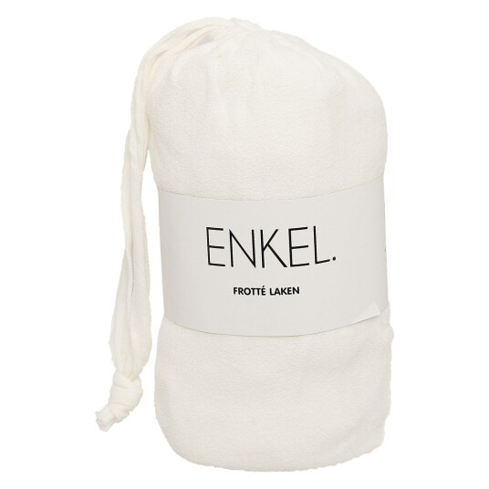 Enkel Stretchlaken 160x200 cm Offwhite
